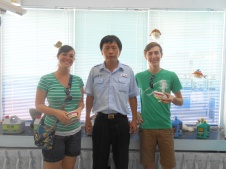 The gas station attendant. He was so friendly and helpful! Taiwanese are so nice.